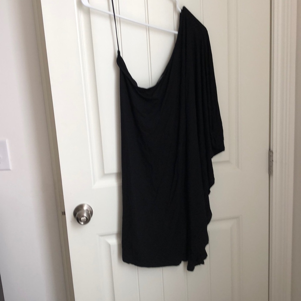 Express one shoulder little black dress